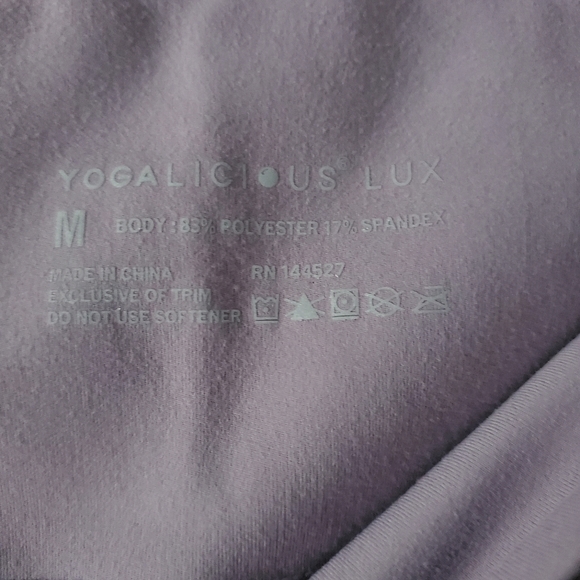 Reflex YOGA-LIC-IOUS LUX High-Rise Ankle Legging Frosted Lilac Size M - Picture 4 of 8